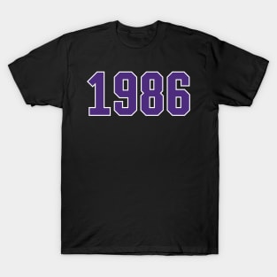 1986 Coast To Coast Lambda Beta Royal Purple Sigma Lambda T-Shirt